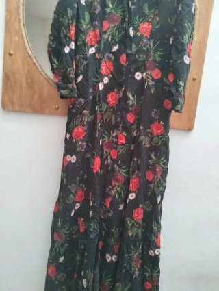 Vestito lungo floreale Zara