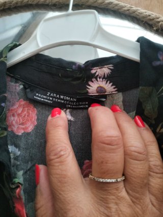 Vestito lungo floreale Zara