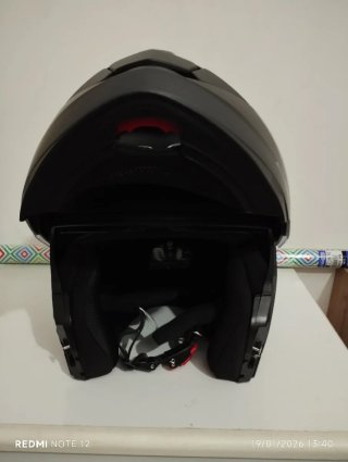 Casco modular negro