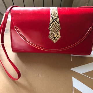 Borsa Balenciaga Rosso Pelle di Serpente