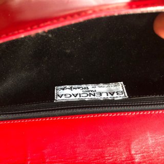 Borsa Balenciaga Rosso Pelle di Serpente