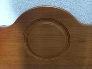 Cabecero de pino 90cm