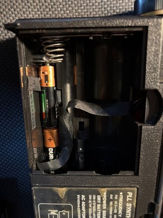 Radio Sangean ATS-803A para reparar