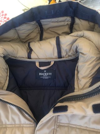 Cazadora invierno niño beige T. 7/8 años