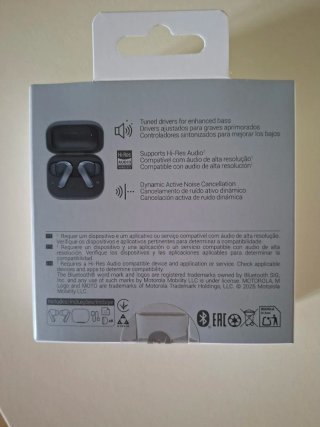 Auriculares Motorola Buds Bass Negros