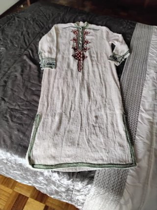 TÚNICA/CAFTAN totalmente artesanal con bordados