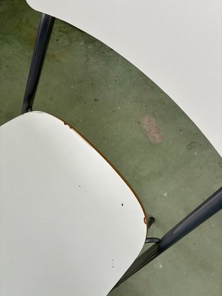 Taburete alto plegable IKEA FRANKLIN blanco