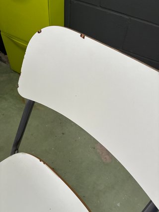 Taburete alto plegable IKEA FRANKLIN blanco