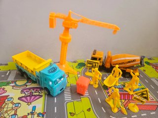 Set de camiones de construcción