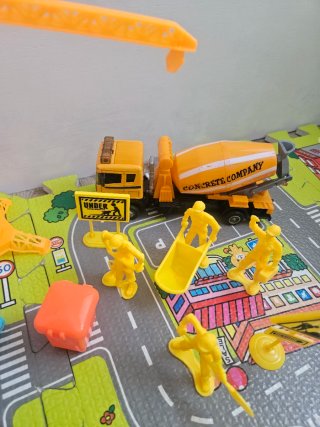 Set de camiones de construcción
