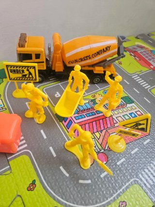 Set de camiones de construcción