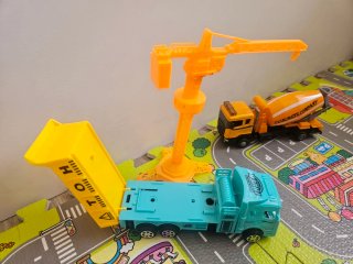 Set de camiones de construcción