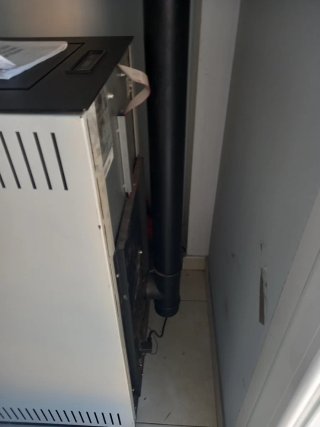 Estufa de pellet como nueva