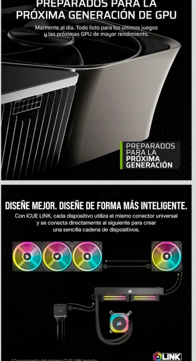 Corsair iCUE Link QX120 RGB Ventiladores (3uds)