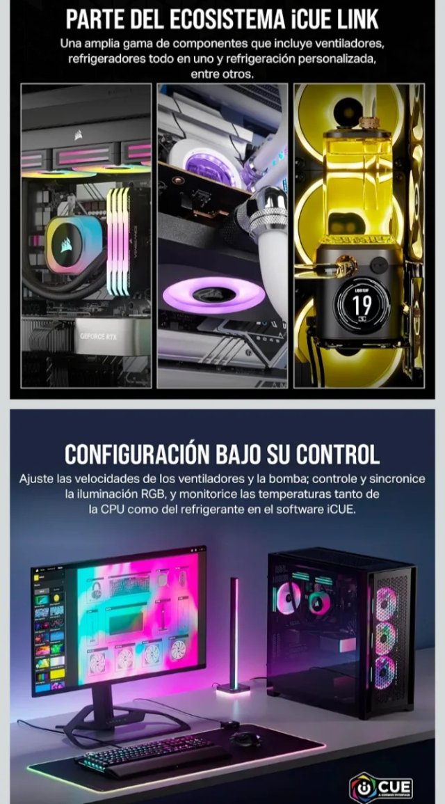 Corsair iCUE Link QX120 RGB Ventiladores (3uds)