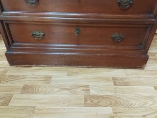 Armario despacho madera y cristal