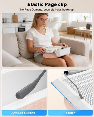 CLOUDVALLEY Soporte Tablet Almohada 360° 4.7‑13''