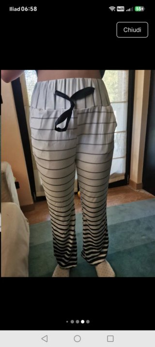 Pantaloni donna estivi a righe