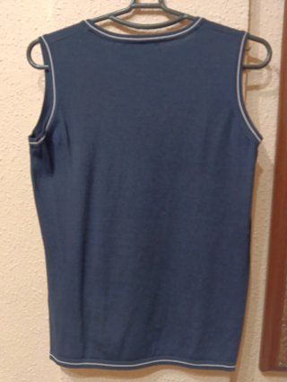 Conjunto Ada Gatti Chaqueta y Jersey Azul Talla L