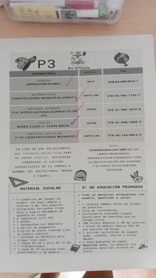 Libros 3° Primaria