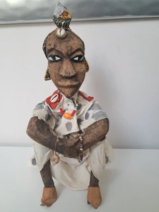 Figuras africanas decorativas