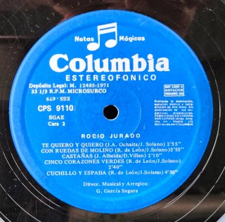 LP Rocío Jurado Un clavel...