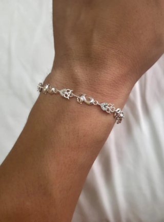 Pulsera de Plata 925 18/20 cm /Mujer