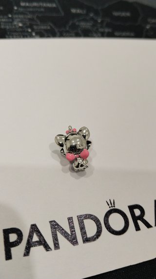 Charm Pandora Disney Aristogatos Rosa y Plata
