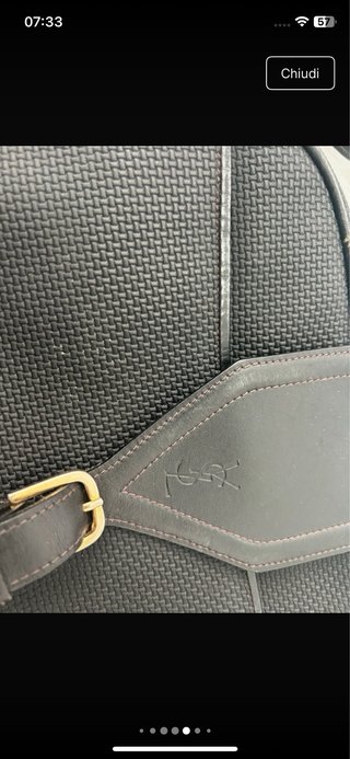 Borsa Yves Saint Laurent vintage nera