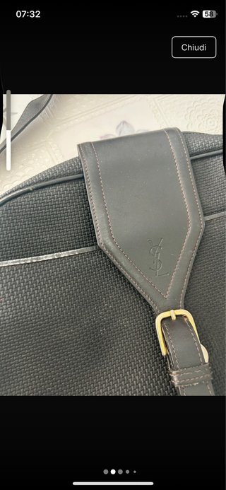 Borsa Yves Saint Laurent vintage nera