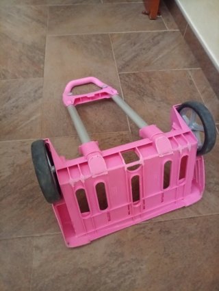 Carrito Mochila Rosa