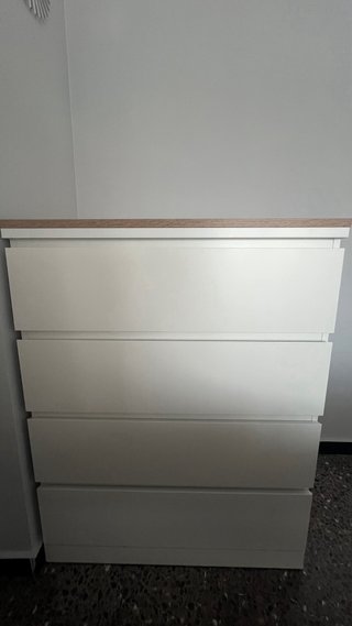 Cajonera MALM IKEA Blanca