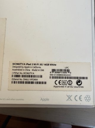 iPad Apple Bianco