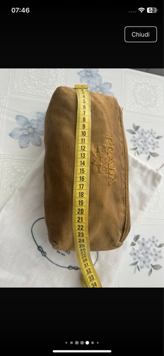 Borsa vintage Prada marrone