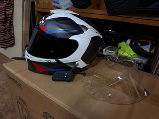 Casco HJC RPHA 70 Talla L Blanco/Azul/Rojo