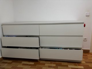 Cajonera MALM IKEA Blanca