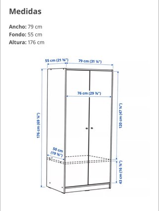Armario Ikea Blanco
