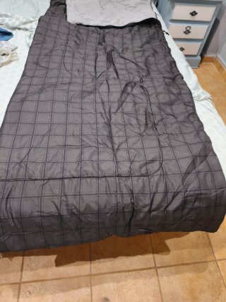 Saco de dormir a cuadros