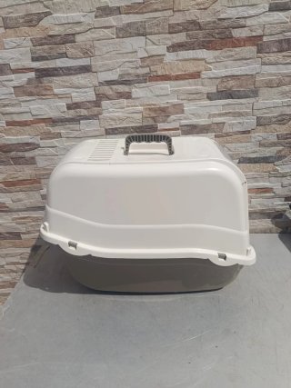 Arenero para gatos con tapa abatible