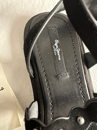 Sandalias Pepe Jeans Ante Negras