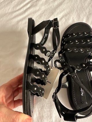 Sandalias Pepe Jeans Ante Negras