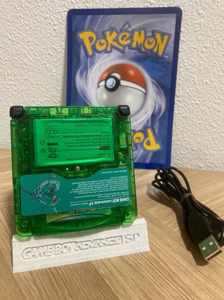 Game Boy Advance SP Edición Rayquaza IPSv5