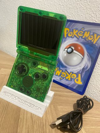 Game Boy Advance SP Edición Rayquaza IPSv5