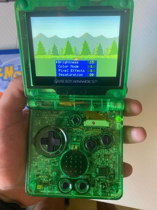 Game Boy Advance SP Edición Rayquaza IPSv5