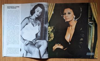 SOPHIA LOREN Vidas Secretas 1975 Revista Sofia