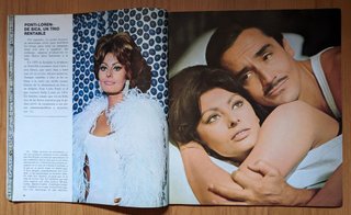 SOPHIA LOREN Vidas Secretas 1975 Revista Sofia