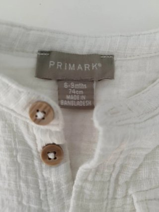 Conjunto Primark Algodón 6-9 Meses
