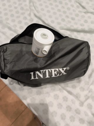 Colchón hinchable azul intex