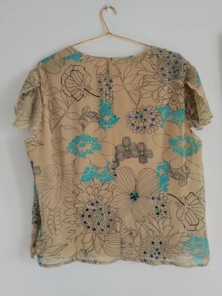 Conjunto falda y blusa estampado floral