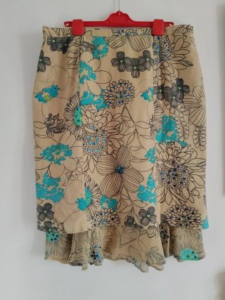 Conjunto falda y blusa estampado floral